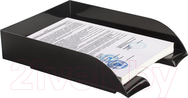 Изображение товара Лоток для бумаг Brauberg Office Style / 237286 (черный)