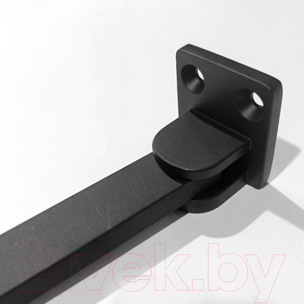 Изображение товара Крепления для душевой стенки Abber AG0017B (черный матовый)