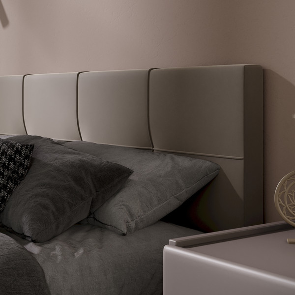 Изображение товара Двуспальная кровать ТриЯ Лора с ПМ 160x200 (велюр Confetti Smoke)