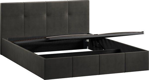 Изображение товара Двуспальная кровать ТриЯ Лора с ПМ 160x200 (велюр Confetti Stone)