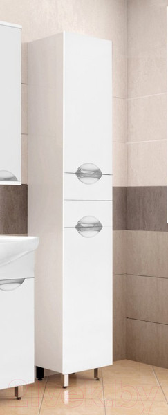 Изображение товара Шкаф-пенал для ванной Style Line Жасмин 36 2 ящика