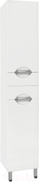 Изображение товара Шкаф-пенал для ванной Style Line Жасмин 36 2 ящика (корзина)