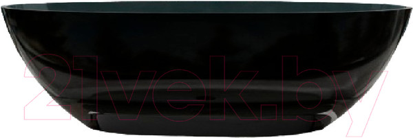 Изображение товара Ванна из полиэфирной смолы Abber Kristall AT9702 Onyx (черный)