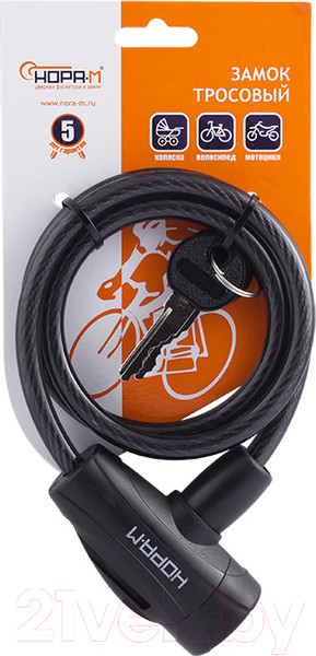 Изображение товара Велозамок Нора-М №23 (ф8x800мм)