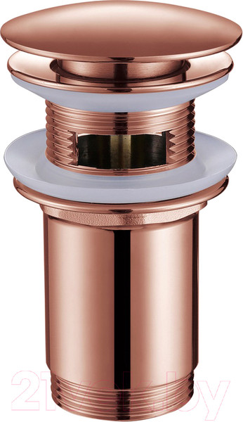 Изображение товара Донный клапан Abber AF0010MRG с переливом (розовое золото матовый)