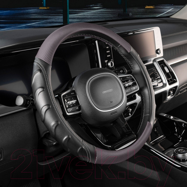 Изображение товара Оплетка на руль Skyway Carbon 2 M / S01102428 (черный/серый)