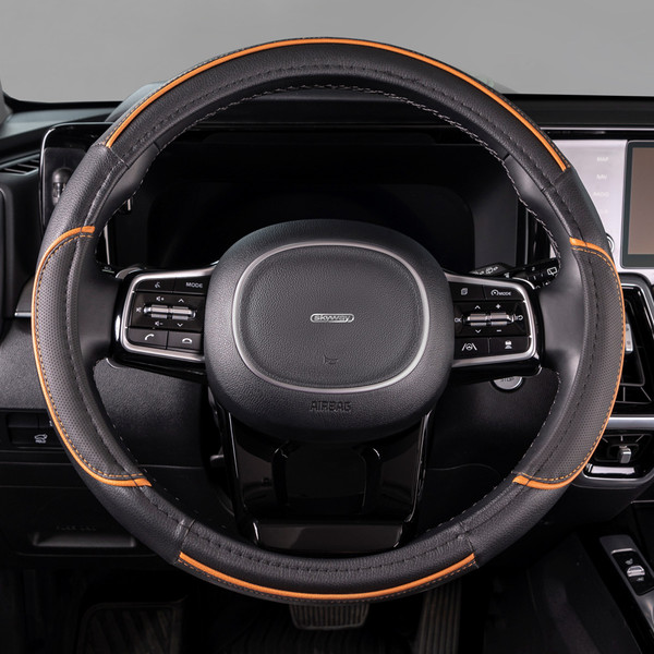 Изображение товара Оплетка на руль Skyway Combo 5 M / S01102335 (черный/оранжевый)