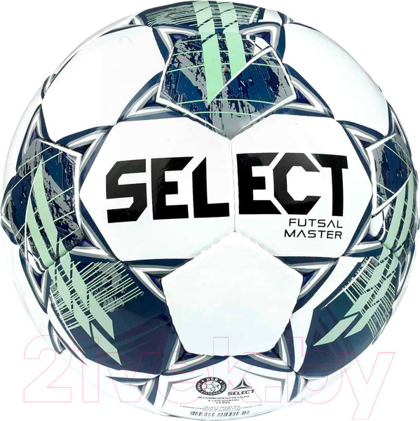 Изображение товара Мяч для футзала Select Futsal Master v22 4 (белый/зеленый)