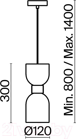 Изображение товара Потолочный светильник Freya Savia FR5203PL-01CH1