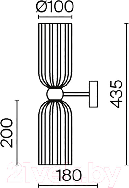 Изображение товара Бра Maytoni Antic MOD302WL-02CG