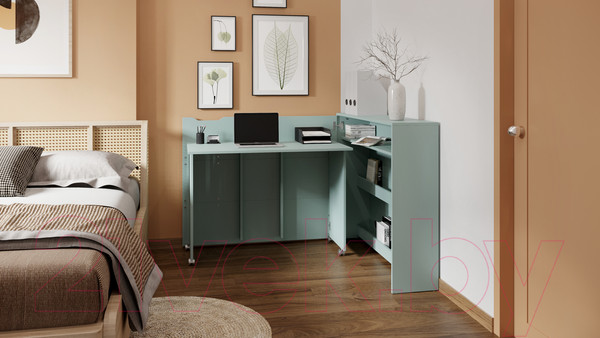 Изображение товара Письменный стол Mio Tesoro Luis (сумеречный голубой)