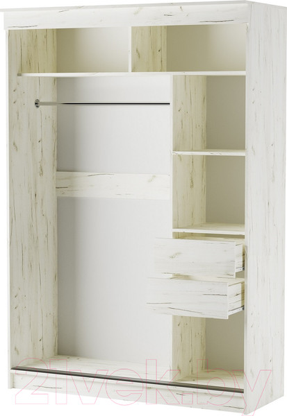 Изображение товара Шкаф-купе Памир Альянс Орион 1.5м (крафт белый)