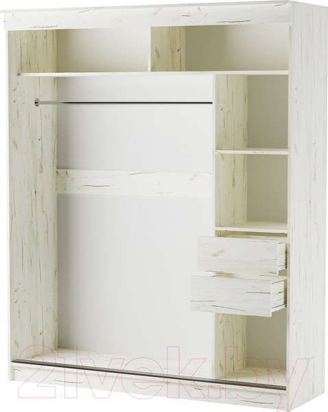 Изображение товара Шкаф-купе Памир Альянс Орион 1.8м (крафт белый)