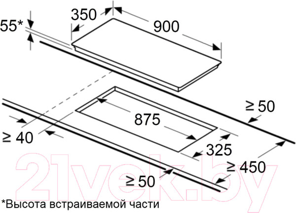 Изображение товара Индукционная варочная панель Maunfeld CVI904SFLBK LUX