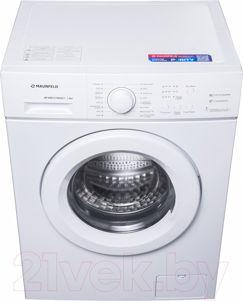 Изображение товара Стиральная машина Maunfeld MFWM127WH051