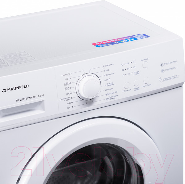 Изображение товара Стиральная машина Maunfeld MFWM127WH051