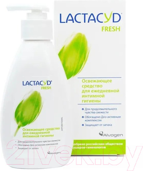 Изображение товара Гель для интимной гигиены Lactacyd Освежающий (200мл)