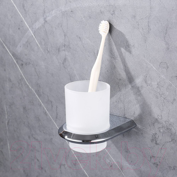 Изображение товара Стакан для зубной щетки и пасты Abber Nord AA1556 (хром)