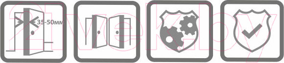 Изображение товара Ручка дверная Vrata ЗШ-05 (бронза)