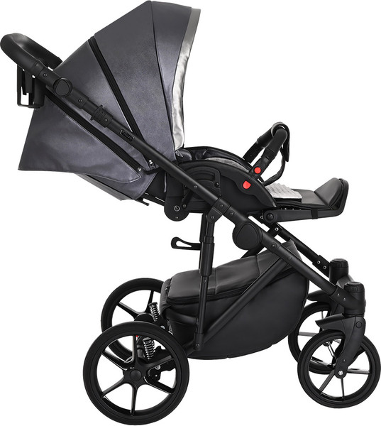 Изображение товара Детская универсальная коляска Pituso Luna Luxury 2 в 1 / 10210 (Silver/Dark Grey)