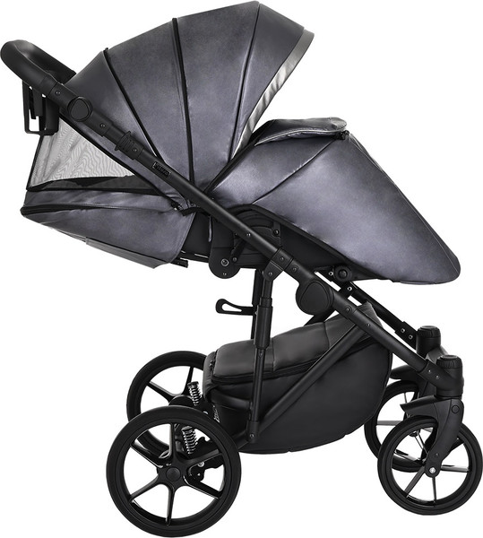 Изображение товара Детская универсальная коляска Pituso Luna Luxury 2 в 1 / 10210 (Silver/Dark Grey)