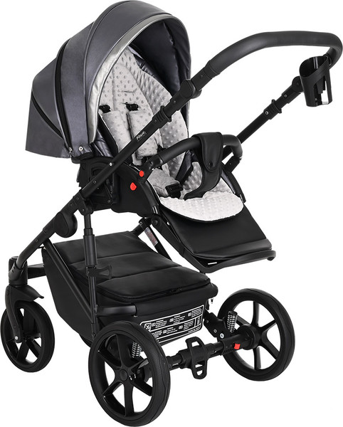Изображение товара Детская универсальная коляска Pituso Luna Luxury 2 в 1 / 10210 (Silver/Dark Grey)