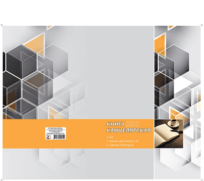 Изображение товара Книга учета Колор А4-001 (100л, соты)