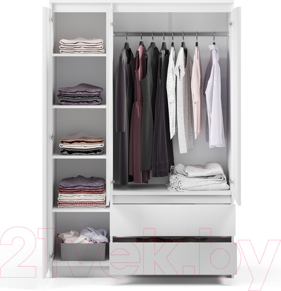 Изображение товара Шкаф Soma ШК-3 (белый)