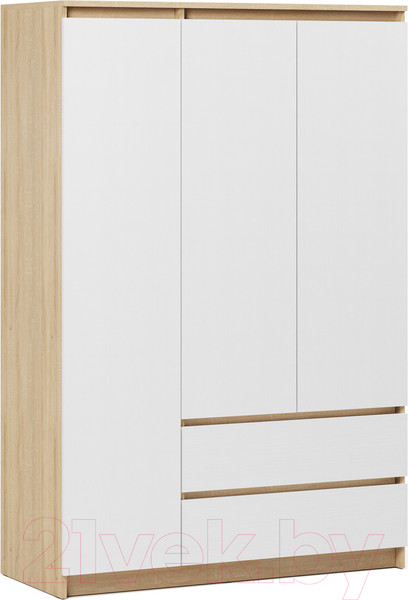 Изображение товара Шкаф Soma ШК-3 (дуб сонома/белый)
