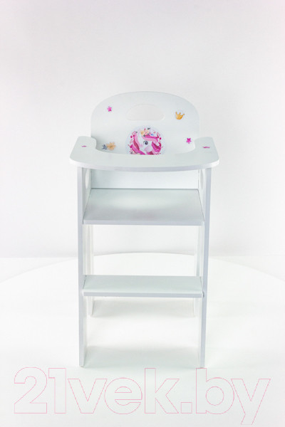 Изображение товара Аксессуар для куклы Woody Стульчик для кормления кукол. Алиса Единорог Дрим / 03984