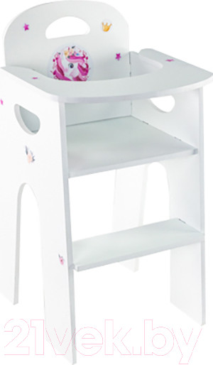 Изображение товара Аксессуар для куклы Woody Стульчик для кормления кукол. Алиса Единорог Дрим / 03984