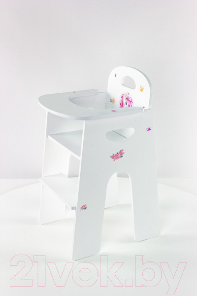 Изображение товара Аксессуар для куклы Woody Стульчик для кормления кукол. Алиса Единорог Дрим / 03984