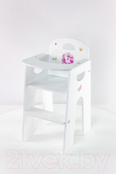Изображение товара Аксессуар для куклы Woody Стульчик для кормления кукол. Алиса Единорог Дрим / 03984