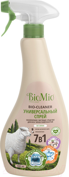 Изображение товара Универсальное чистящее средство BioMio Bio-Cleaner Универсальный спрей (500мл)