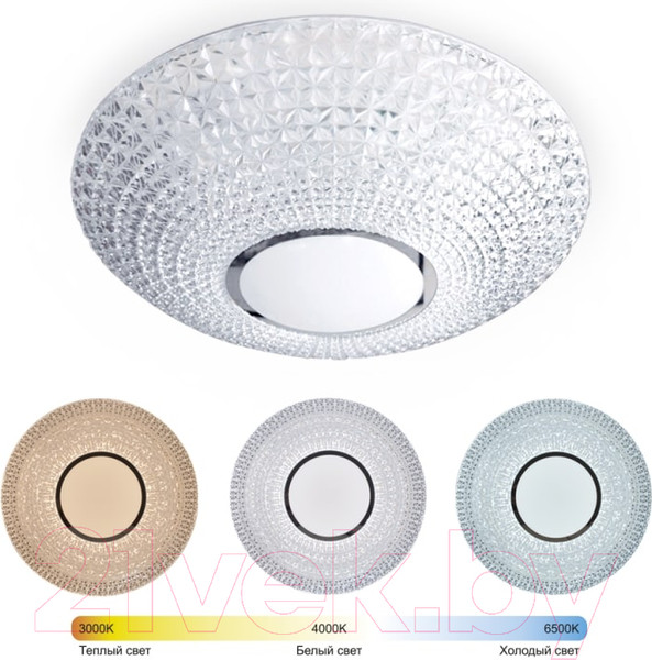 Изображение товара Потолочный светильник INhome Comfort Crystal 75Вт 230В 3000-6500K 6000Лм / 4690612044569