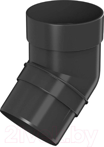 Изображение товара Колено трубы водосточной Технониколь Оптима 135 градусов / 073464 (черный)