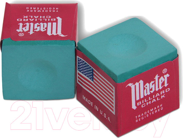 Изображение товара Мел для бильярда Tweeten Master А12 (12шт, зеленый)