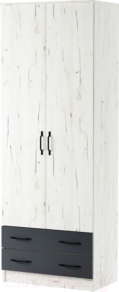 Изображение товара Шкаф Памир Беатрис Дуэт (крафт белый/антрацит)