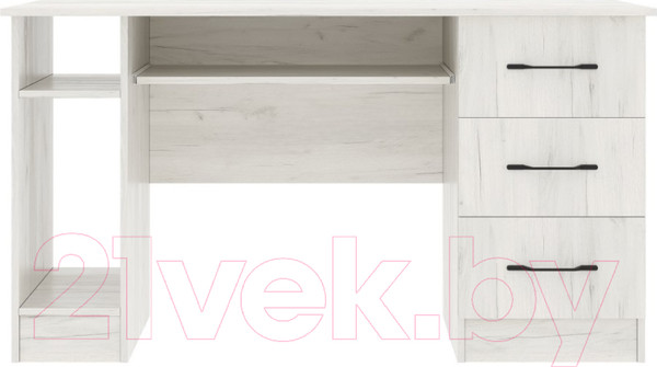 Изображение товара Письменный стол Памир ПКС-4 (крафт белый)