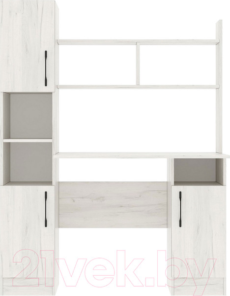 Изображение товара Письменный стол Памир ПКС-6 (крафт белый)