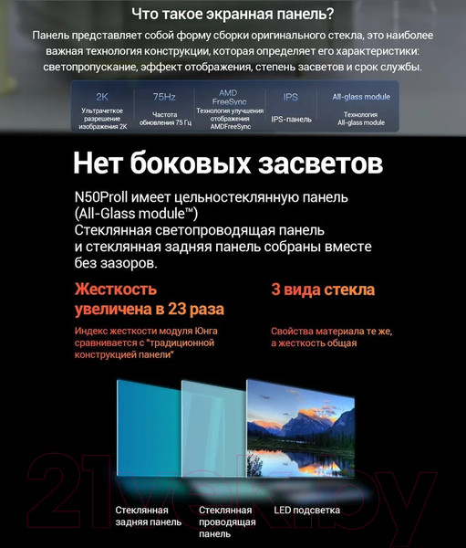 Изображение товара Монитор Sanc 24" 2K M2442QH