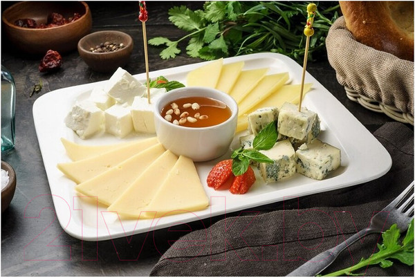 Изображение товара Тарелка столовая обеденная Sam&Squito Quadro JX82-A001-03 / фк782