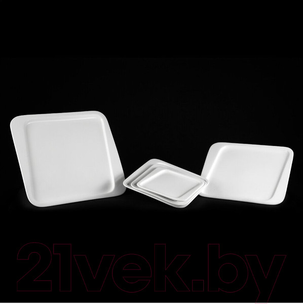 Изображение товара Тарелка столовая обеденная Sam&Squito Quadro JX82-A001-03 / фк782