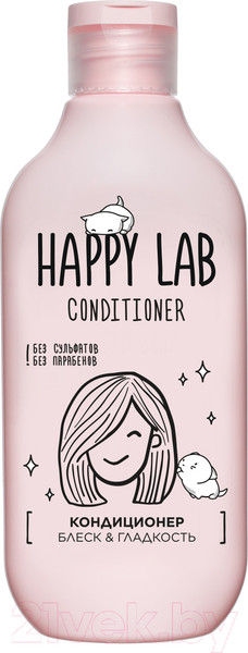Изображение товара Кондиционер для волос Happy Lab Блеск и гладкость (300мл)