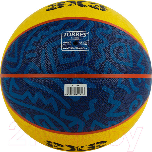 Изображение товара Баскетбольный мяч Torres Outdoor / B322346 (размер 6)
