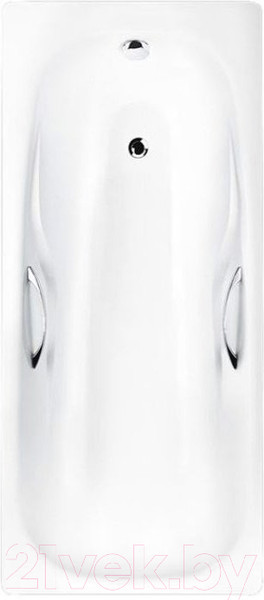 Изображение товара Ванна стальная Smavit Etruria Titanium 170x75 (с ручками, с шумоизоляцией)