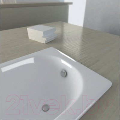 Изображение товара Ванна стальная Smavit Cassia Titanium 160x70 (без ножек, с шумоизоляцией)