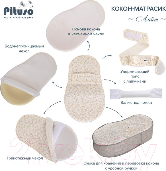 Изображение товара Матрас-кокон Pituso КН3/19