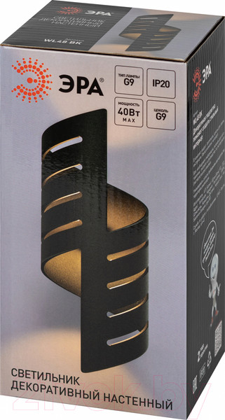 Изображение товара Бра ЭРА WL48 BK / Б0059818