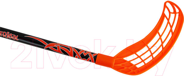 Изображение товара Клюшка для флорбола Realstick Tribal Jr / MR-KF-TR70-WH (черный/белый/оранжевый)